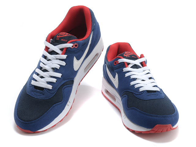 New Men'S Nike Air Max Steelblue/Black/White
